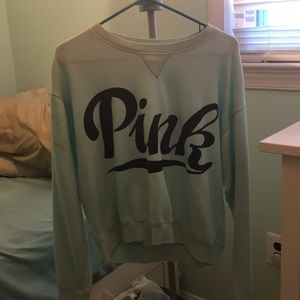 MINT GREEN PINK SWEATSHIRT
